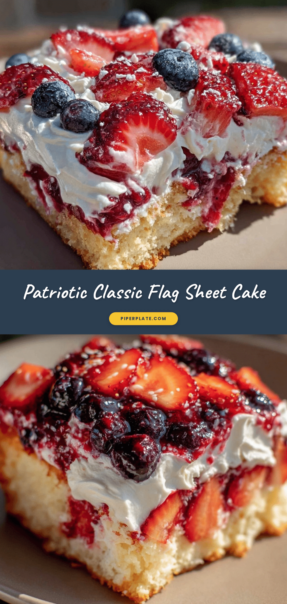 american flag sheet cake recipe