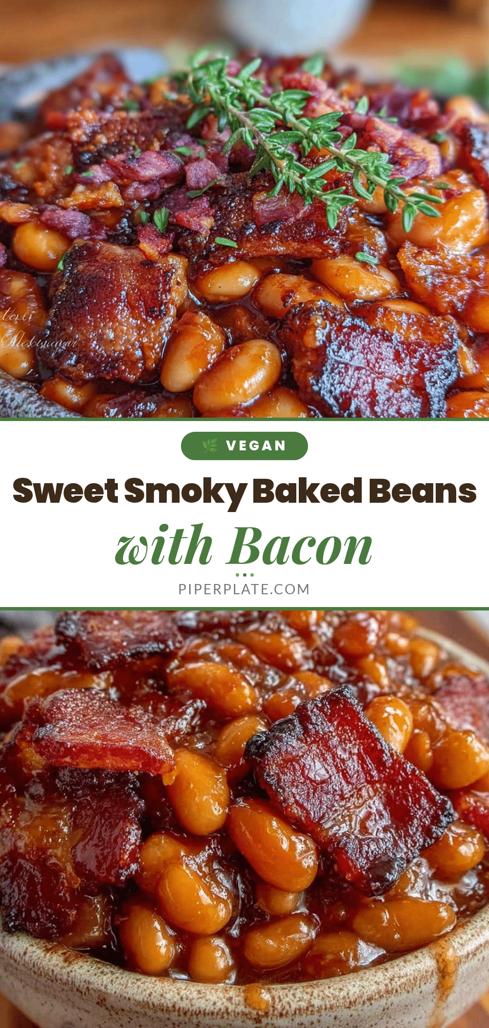 baked beans with bacon and maple brown sugar recipe