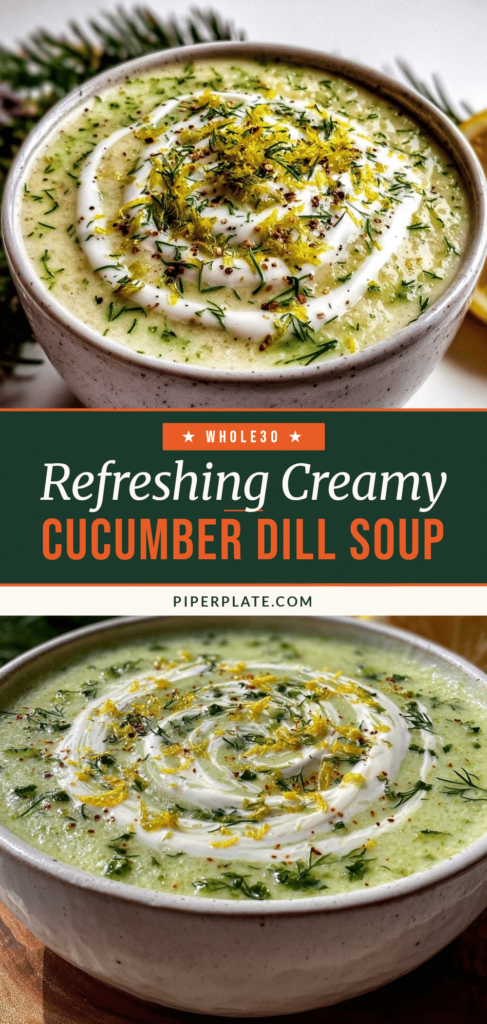 fresh chilled cucumber and dill soup recipe