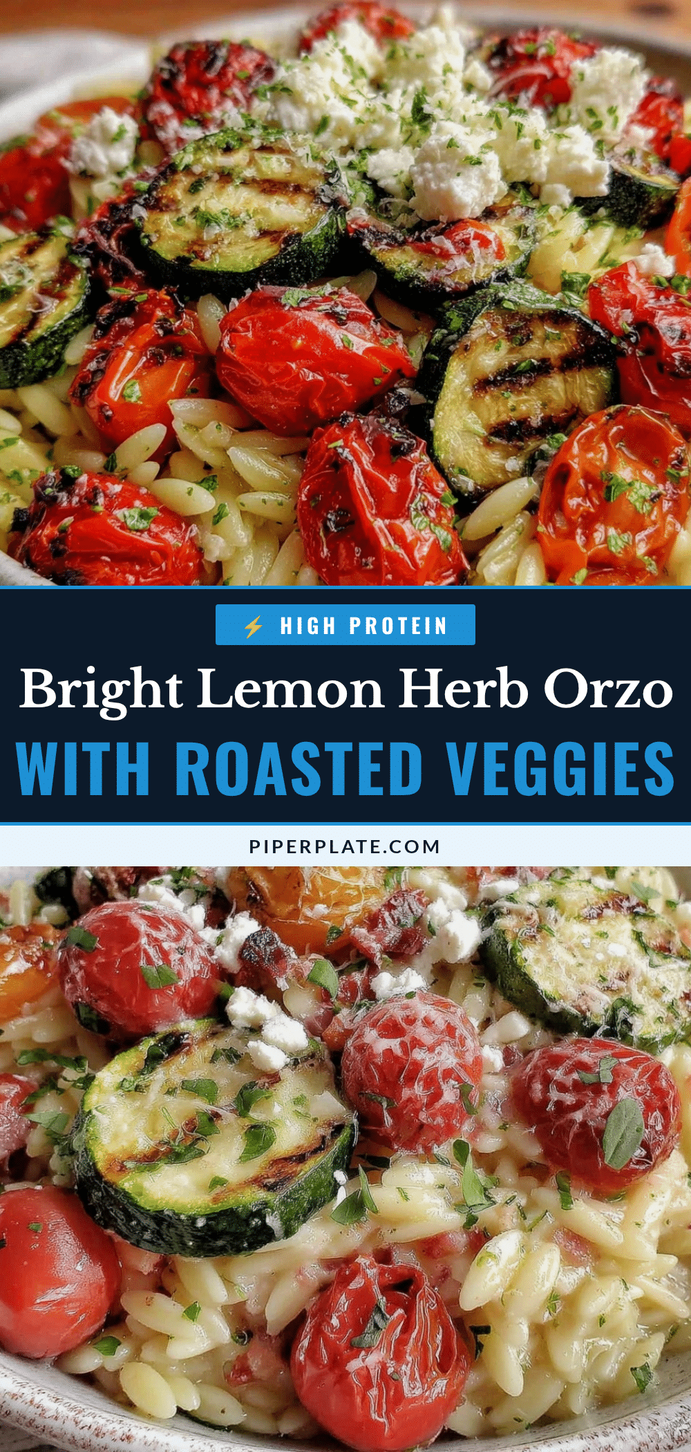 fresh lemon herb orzo pasta recipe