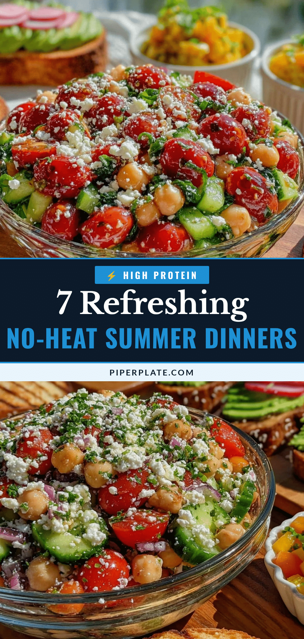fresh no-heat summer dinners recipe