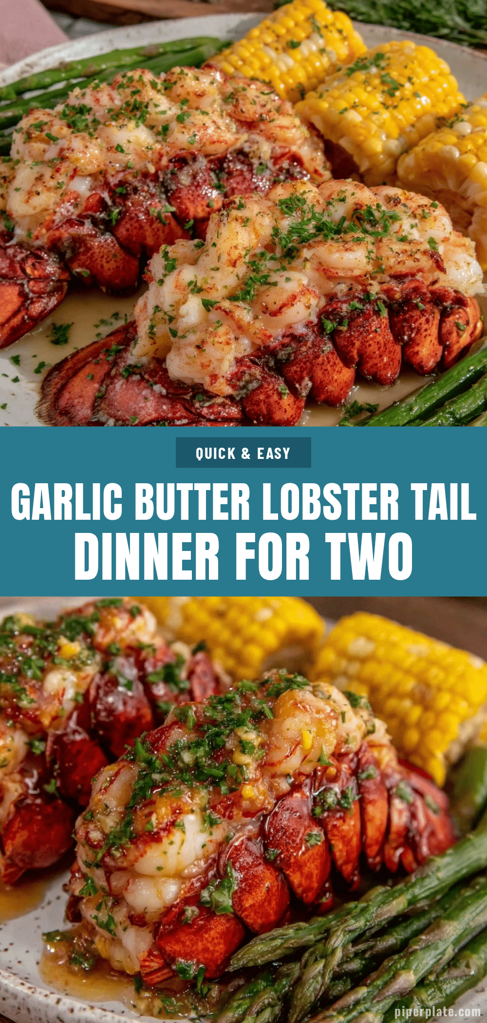 garlic butter lobster tail recipe