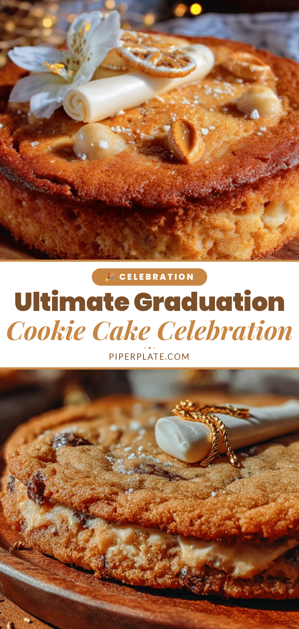 graduation cookie cake recipe