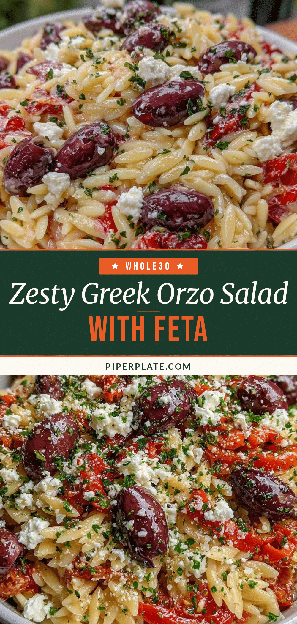 Greek Orzo Pasta Salad recipe