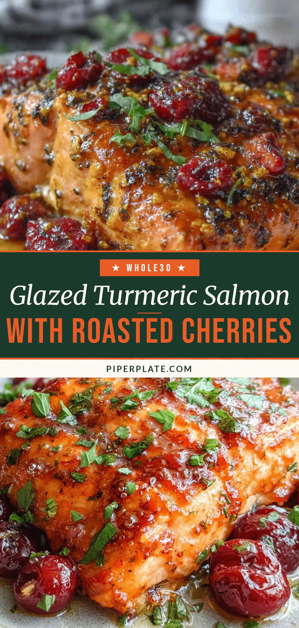 healthy turmeric honey glazed salmon recipe