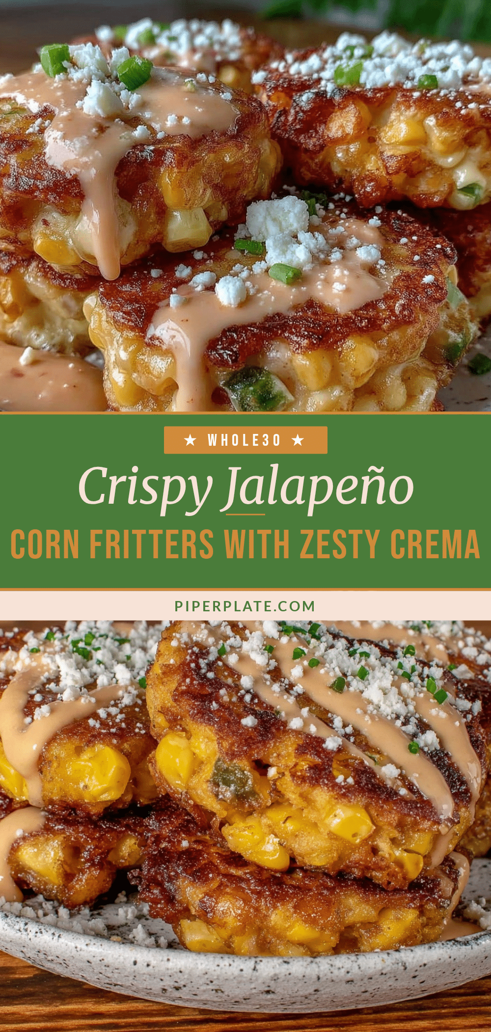 jalapeño corn fritters recipe