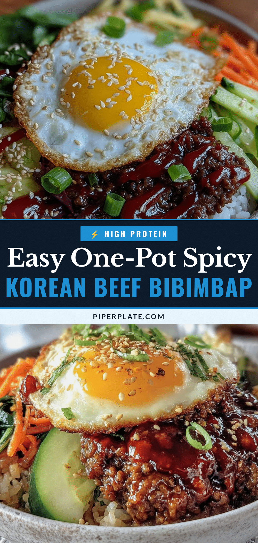 korean ground beef bibimbap bowl recipe