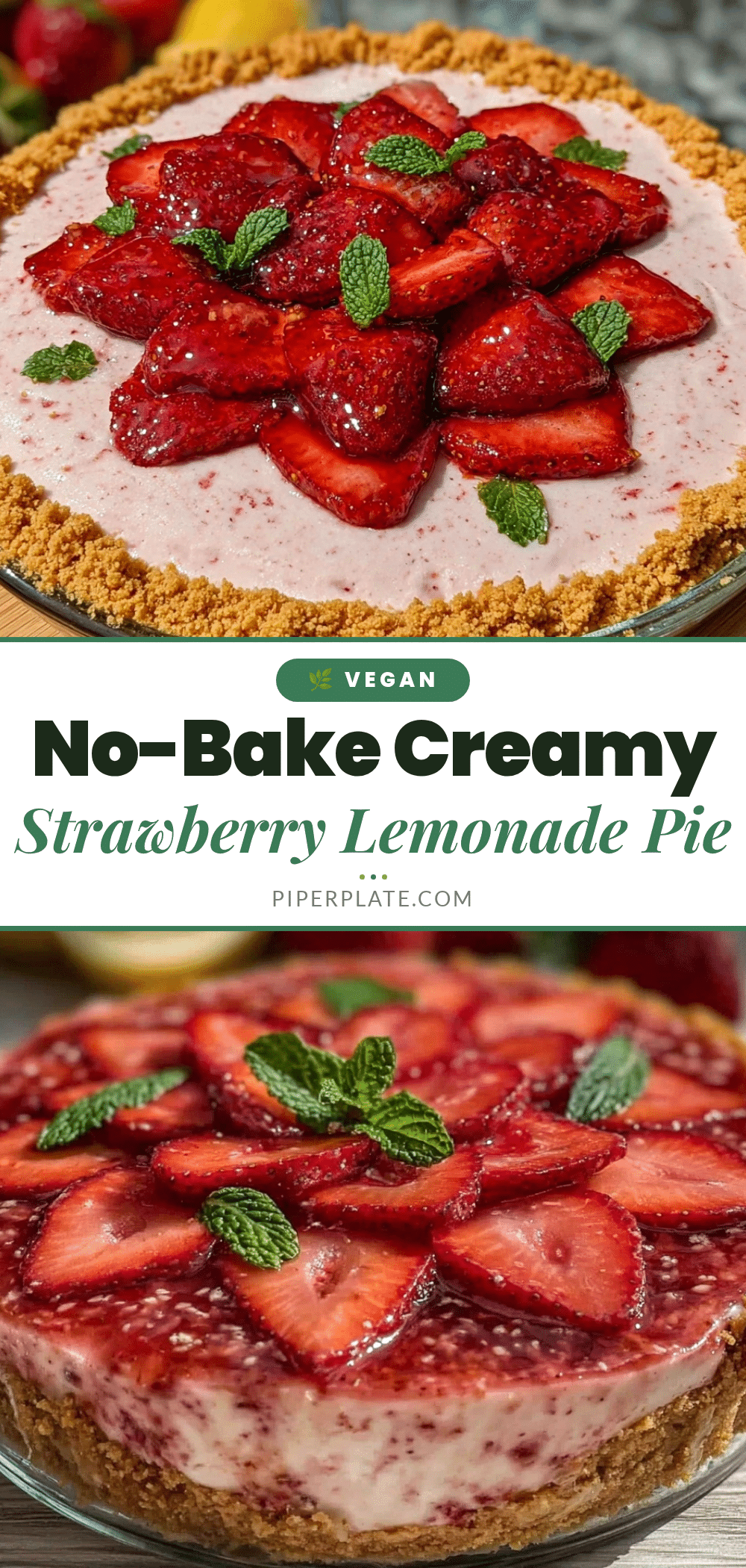 no-bake strawberry lemonade icebox pie recipe