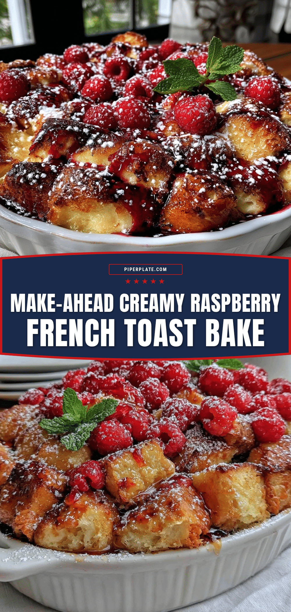 overnight raspberry french toast bake recipe