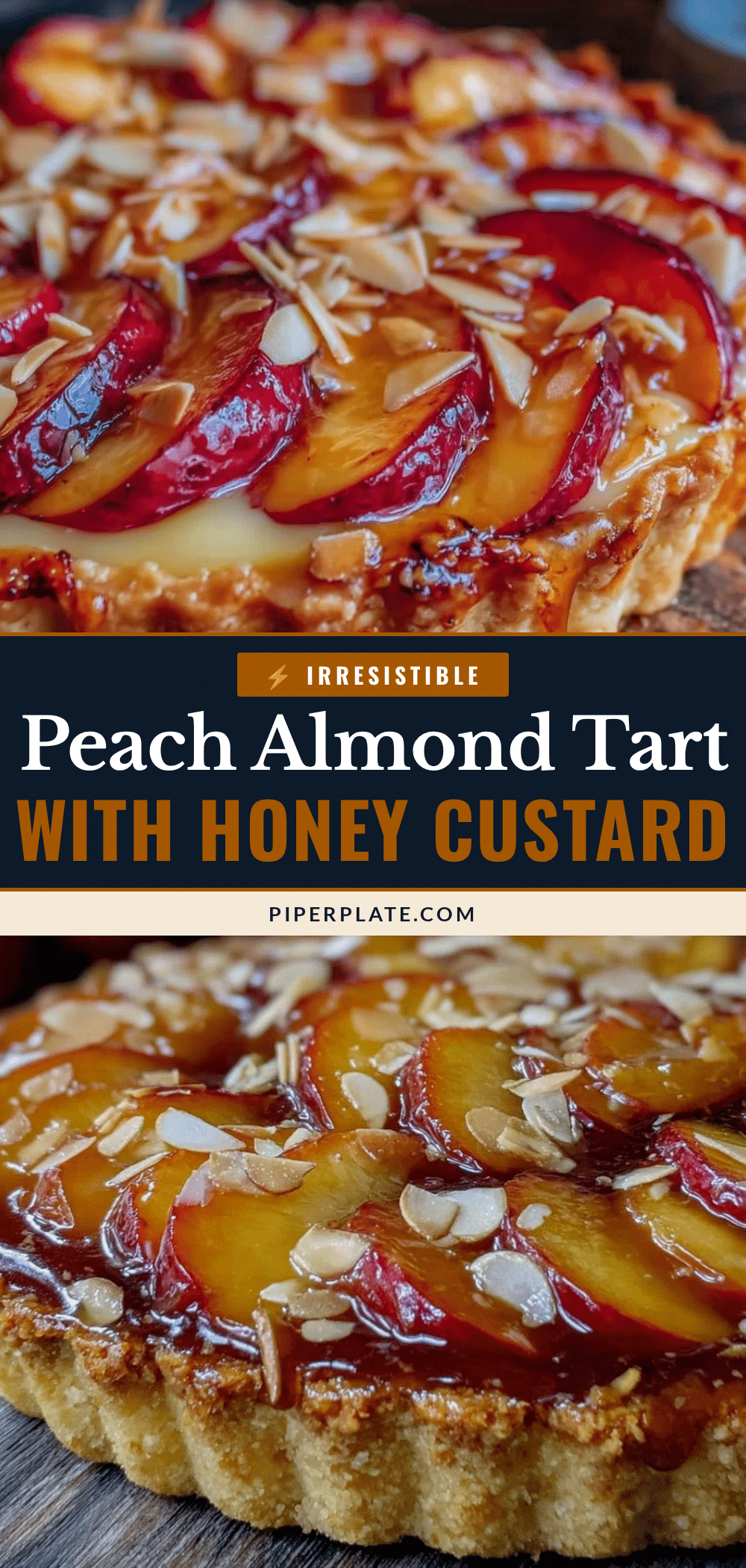 peach almond tart recipe