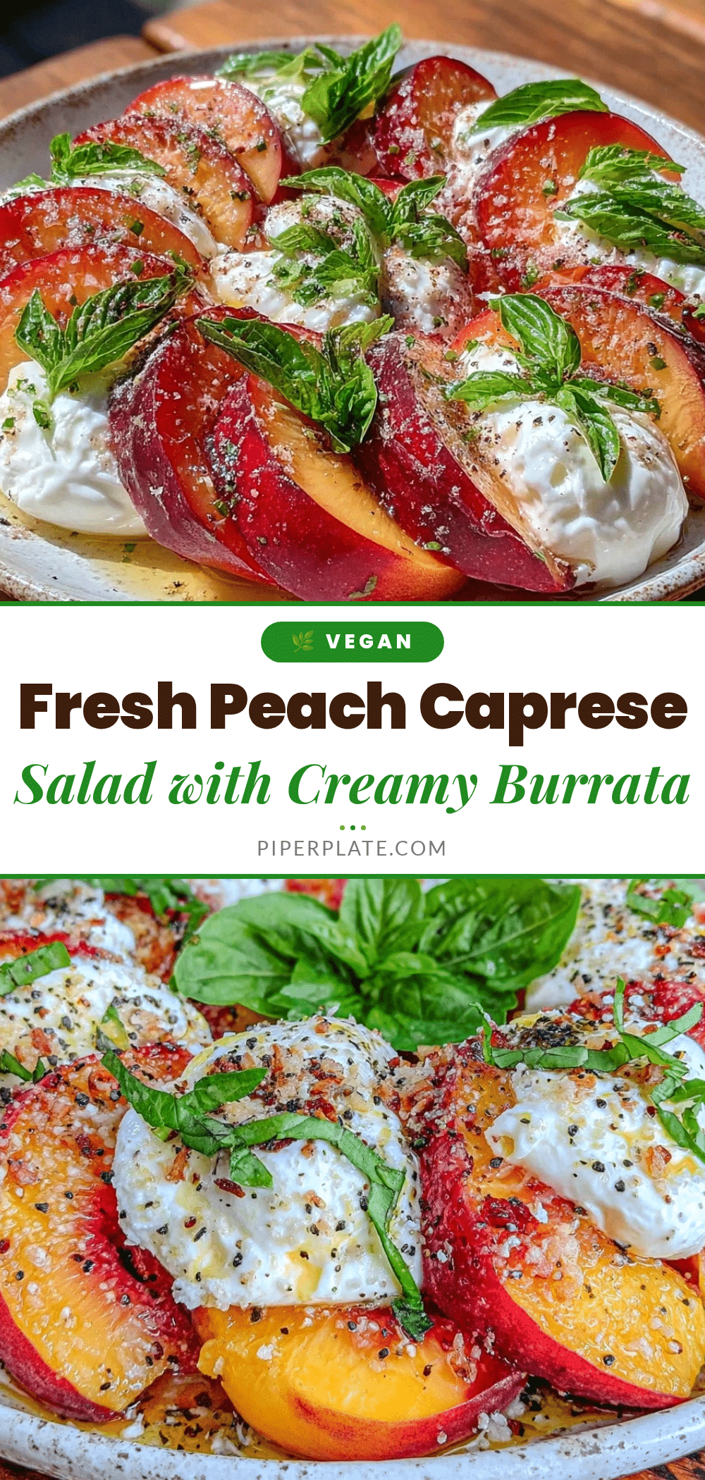 peach caprese salad recipe