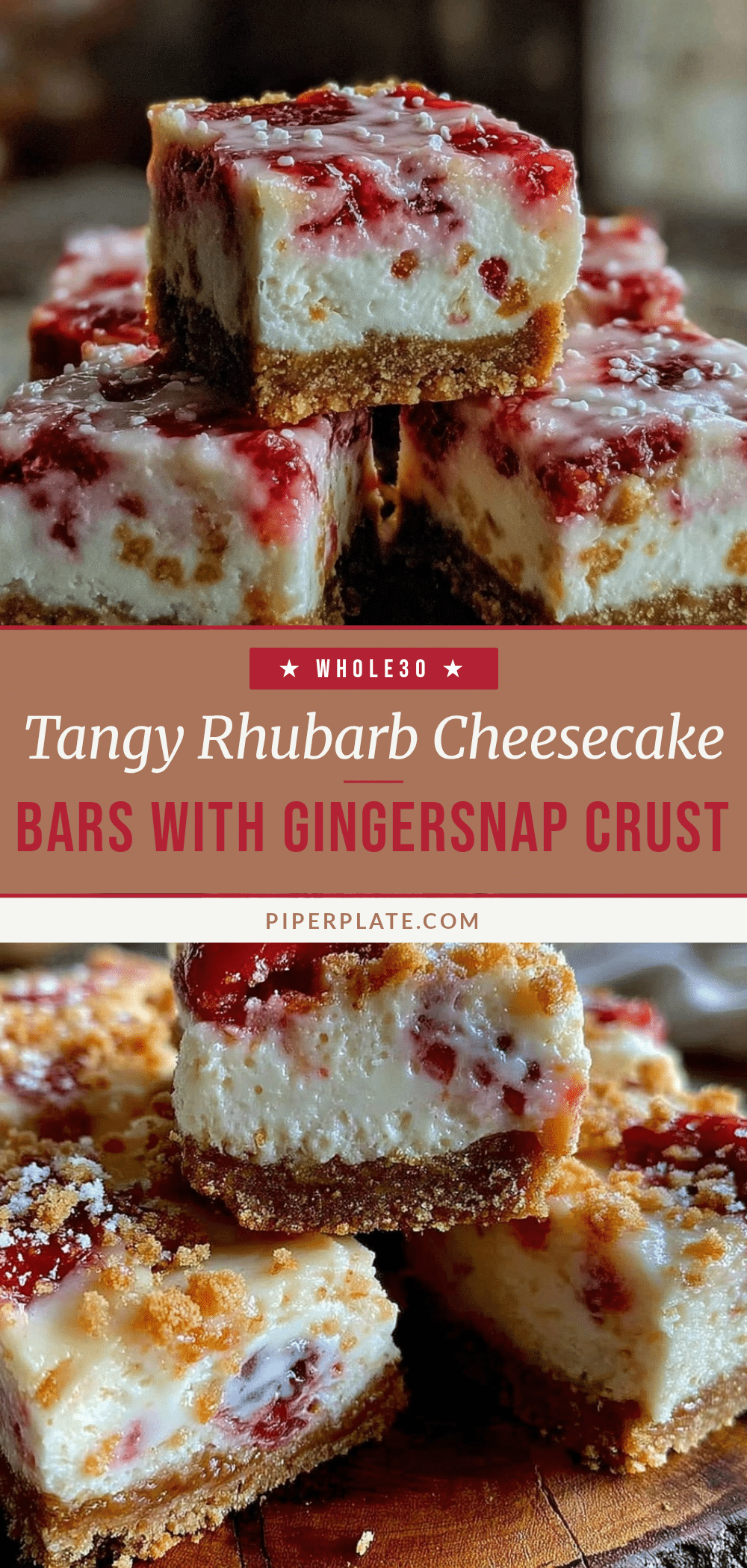 rhubarb cheesecake bars recipe