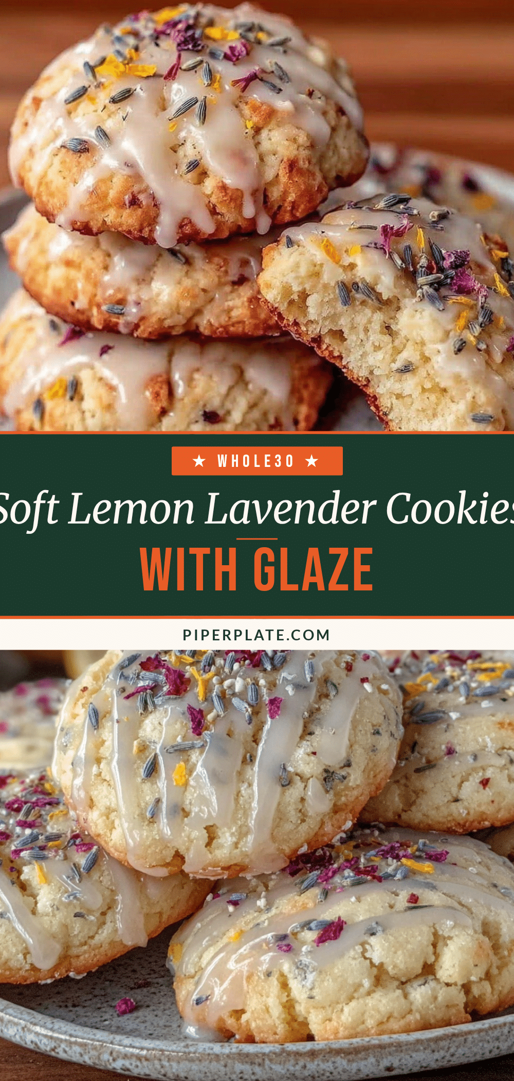 soft lemon lavender summer cookies recipe