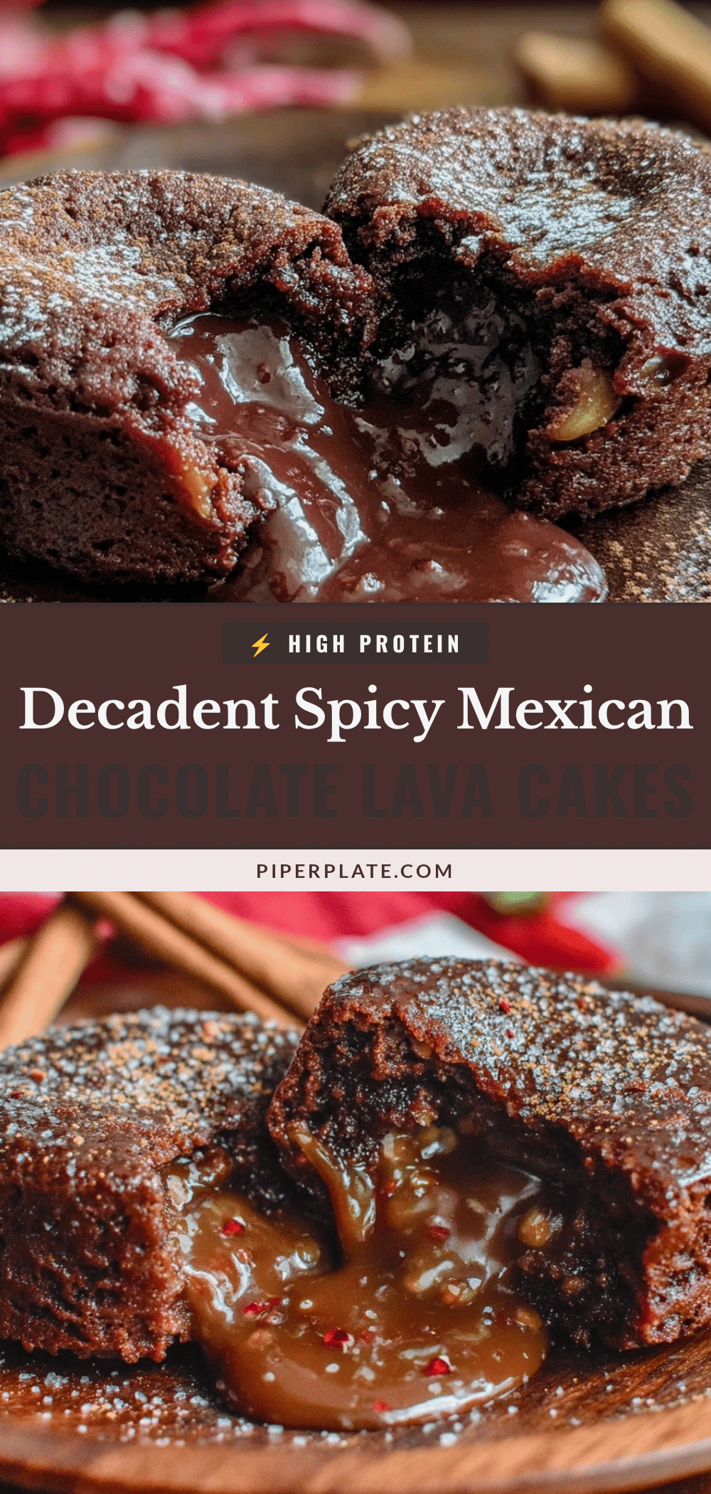 spicy mexican chocolate lava cakes recipe