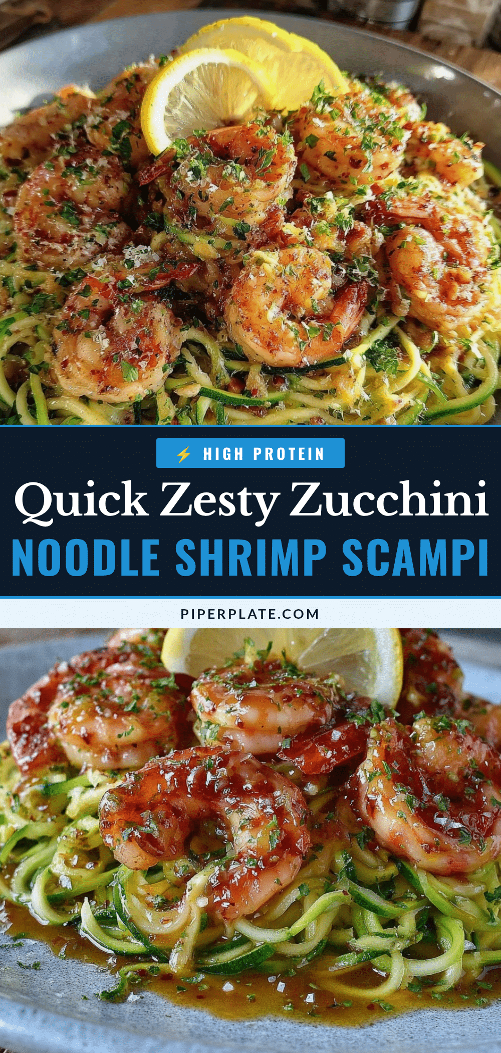 zucchini noodle shrimp scampi recipe