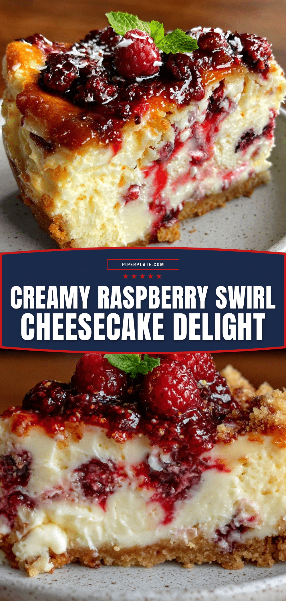 creamy raspberry swirl cheesecake recipe