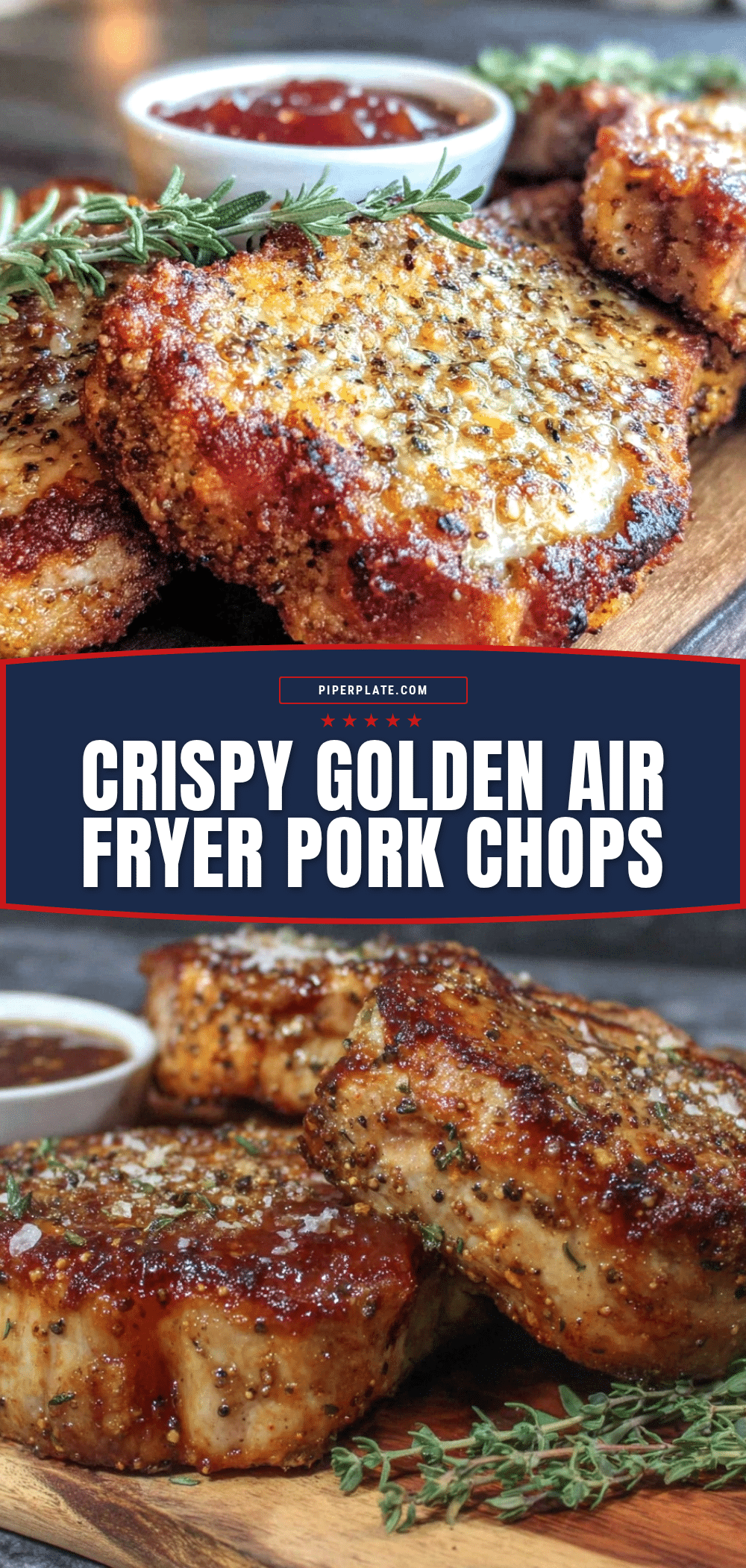 crispy air fryer pork chops recipe
