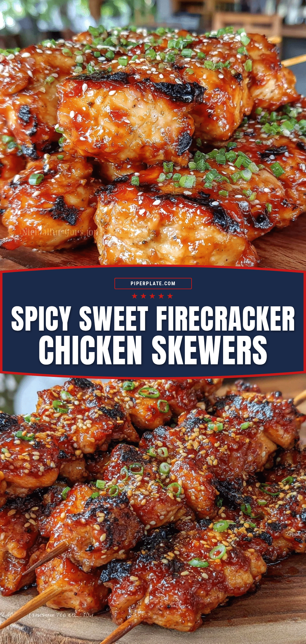 firecracker chicken skewers recipe
