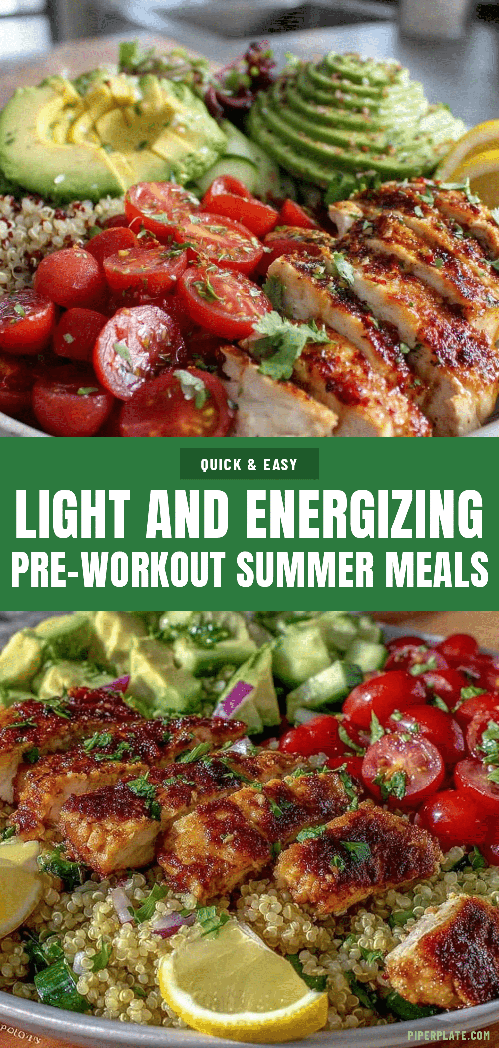 fresh pre-workout summer meals recipe