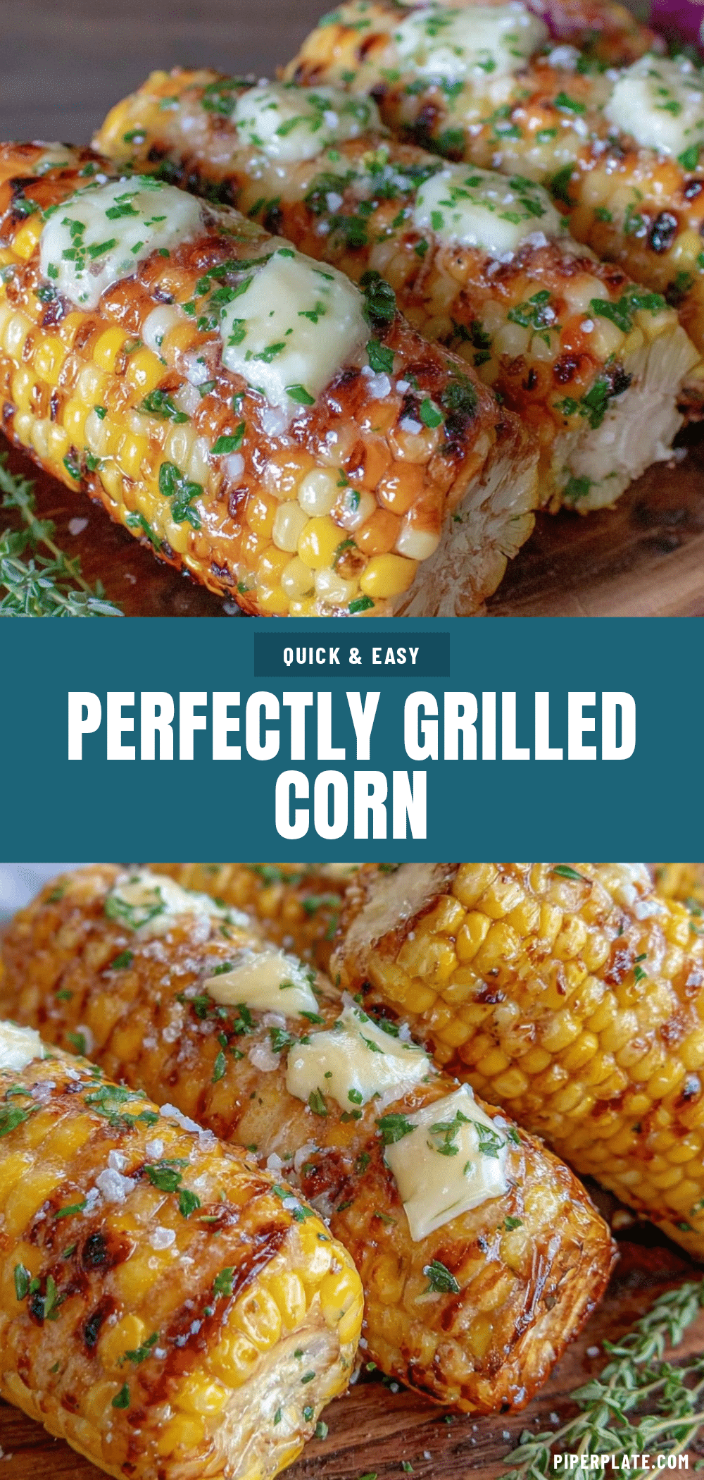 grilled corn on the cob with herb butter recipe