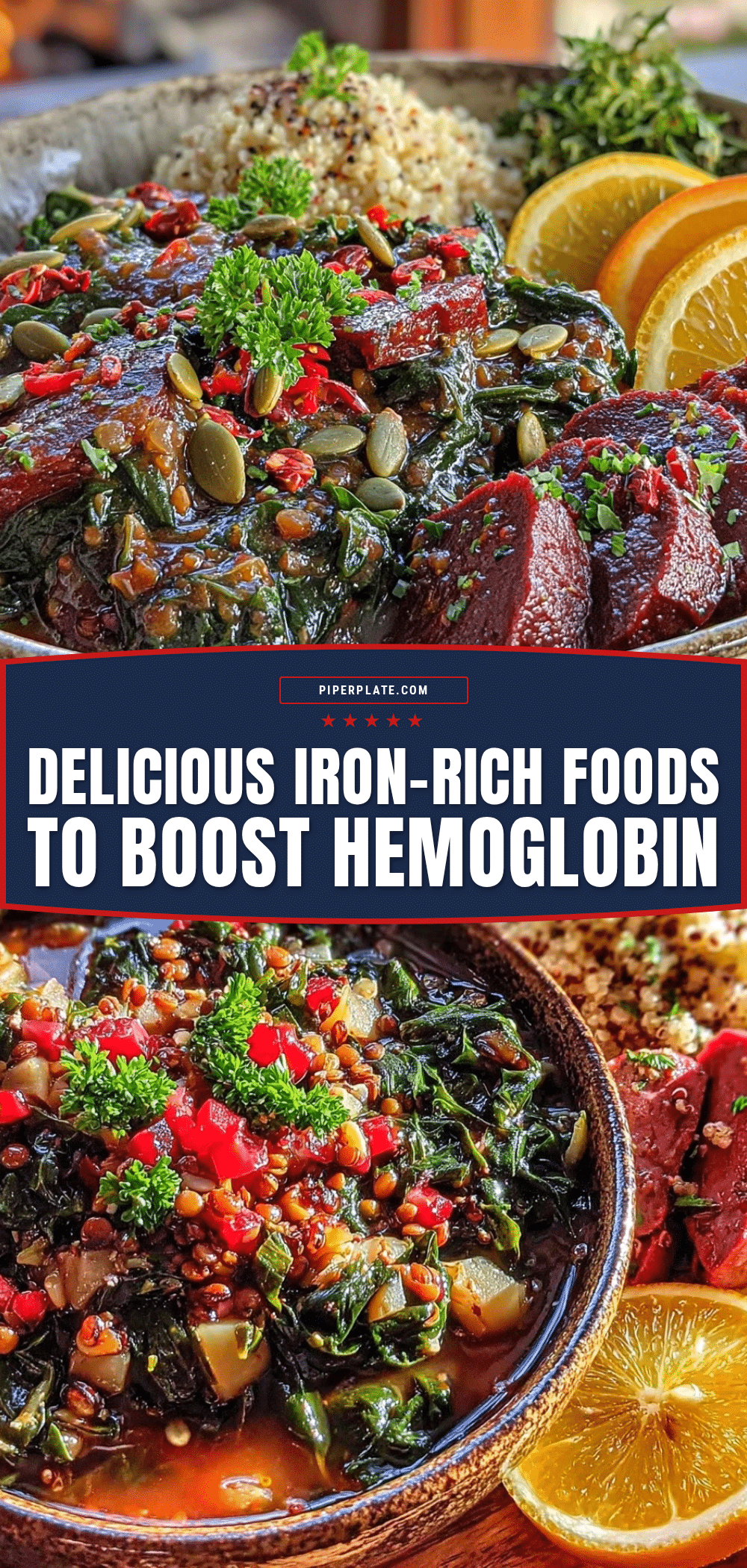 healthy iron-rich foods recipe
