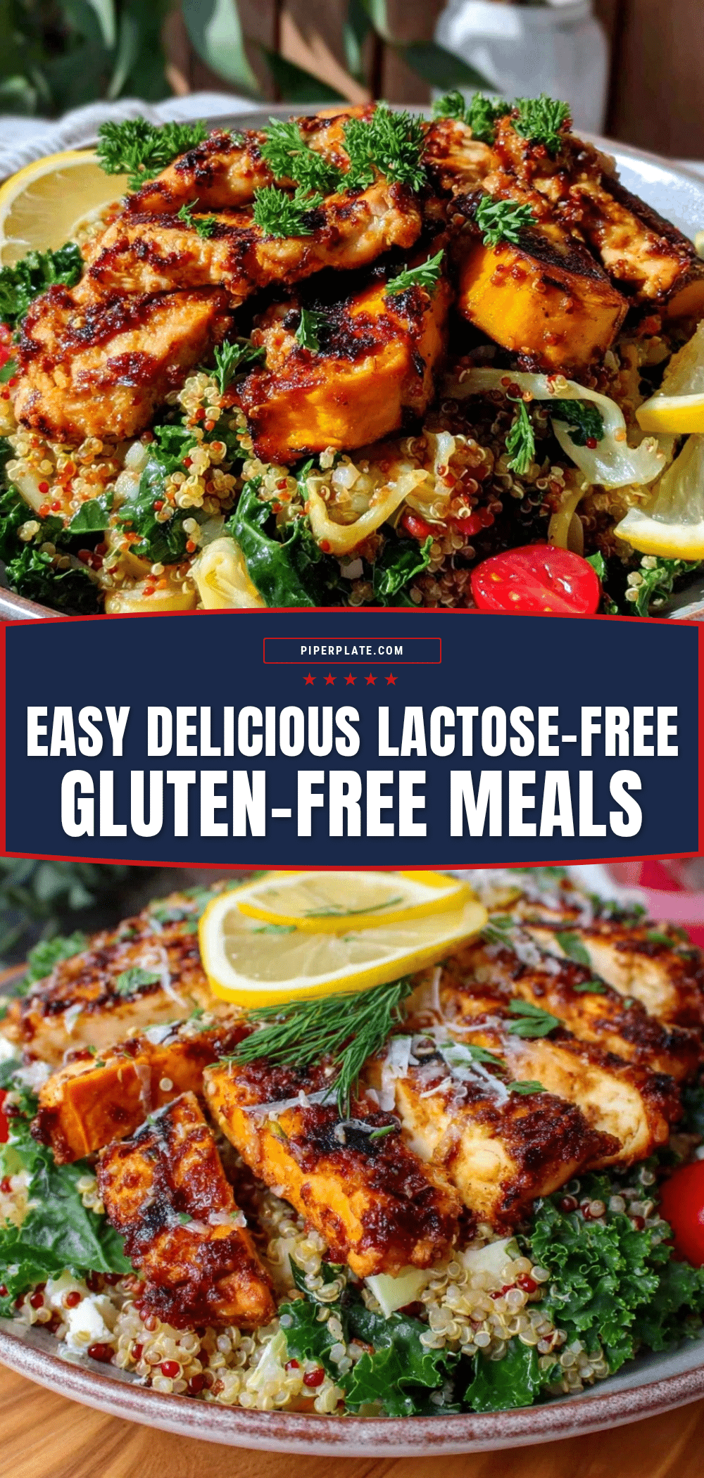 healthy lactose-free gluten-free meals recipe