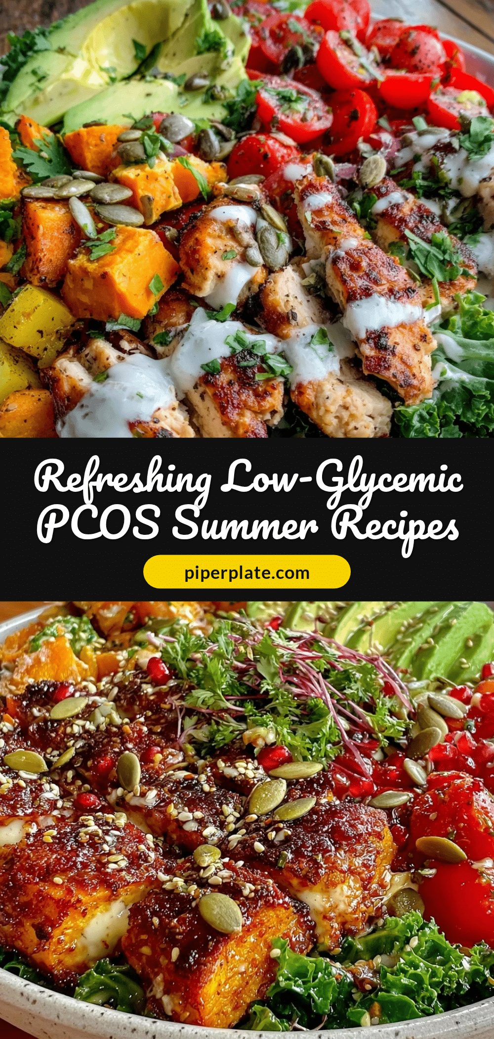Healthy PCOS Summer Salad Bowl recipe