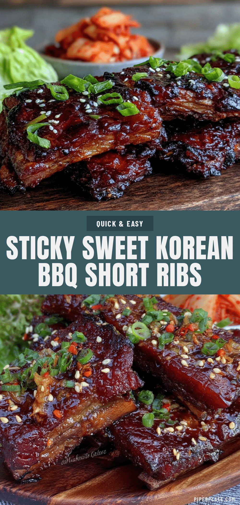 Korean BBQ short ribs recipe