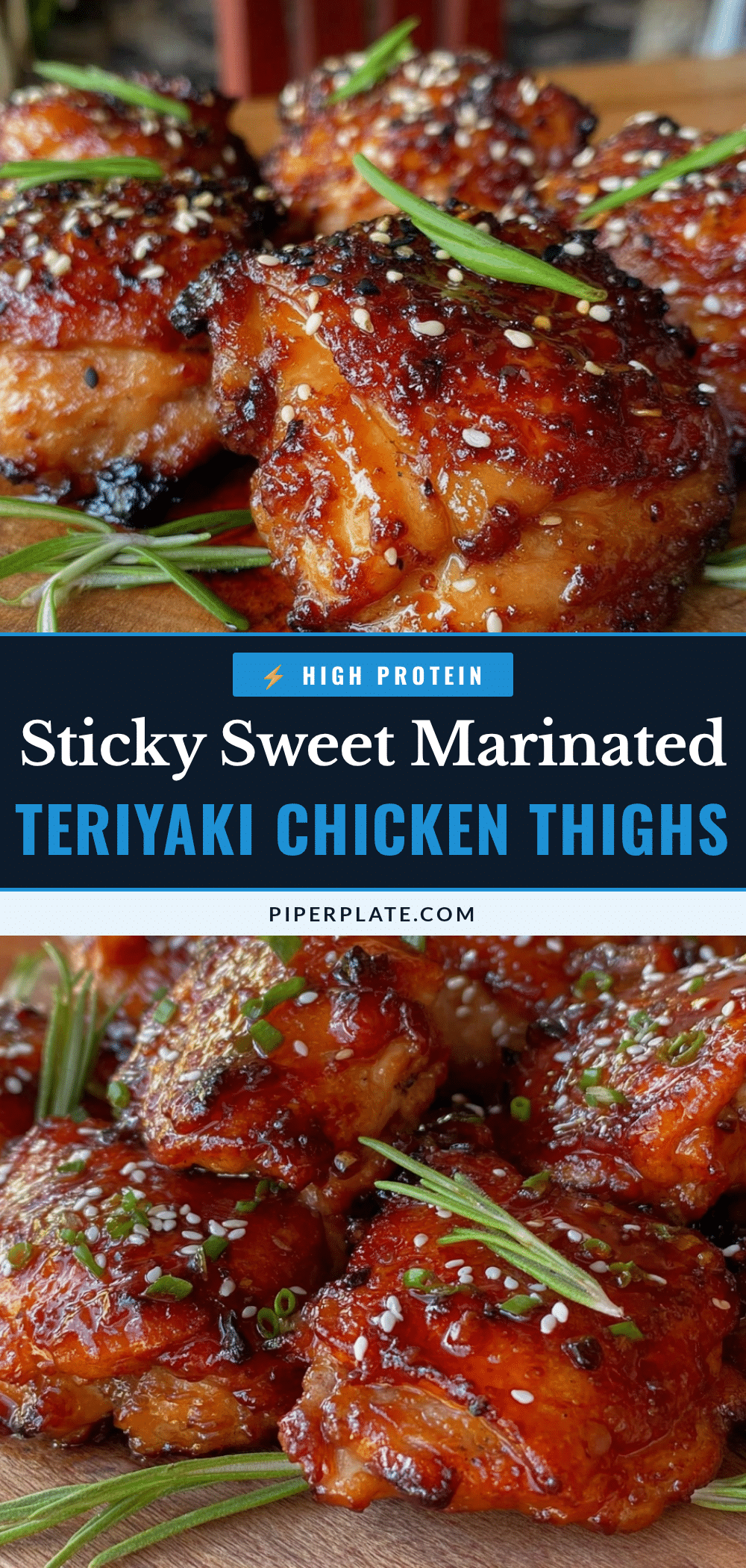 marinated teriyaki chicken thighs recipe