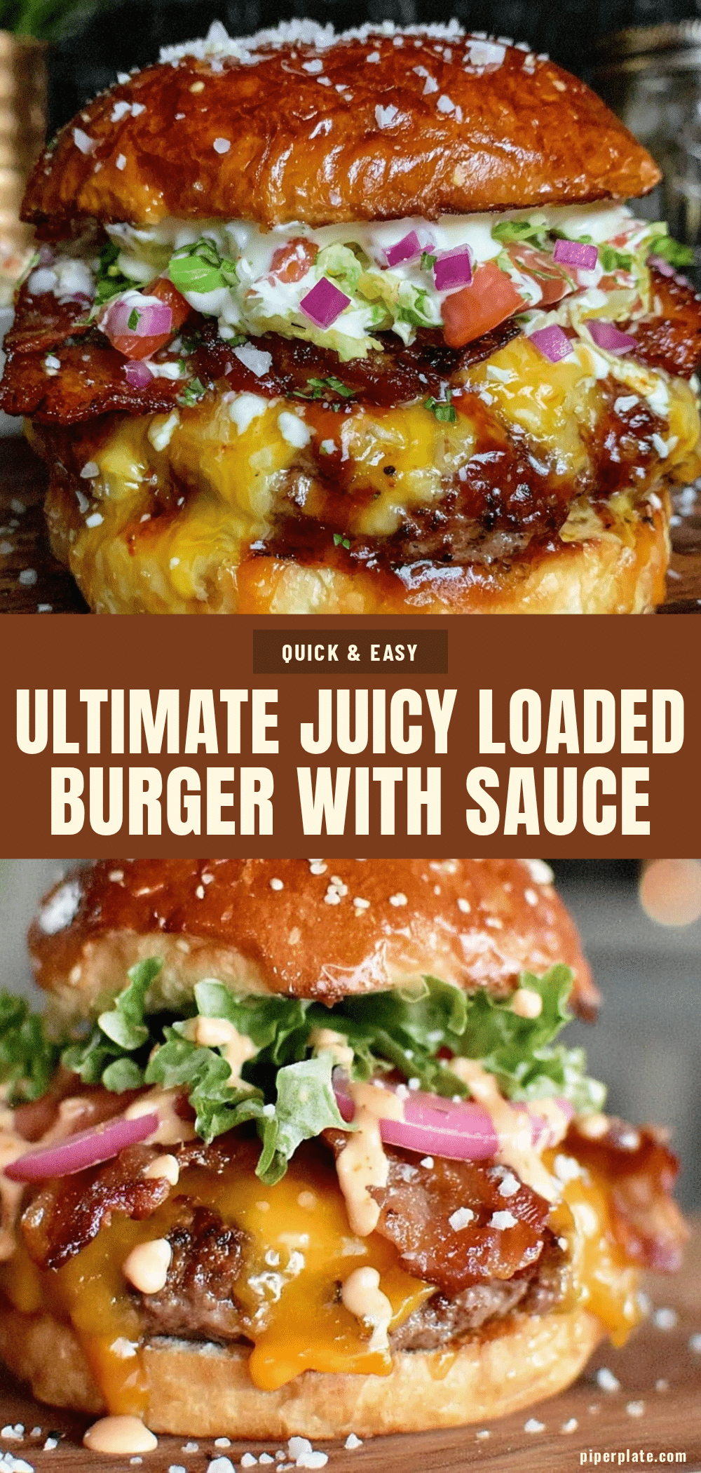 ultimate loaded burger recipe