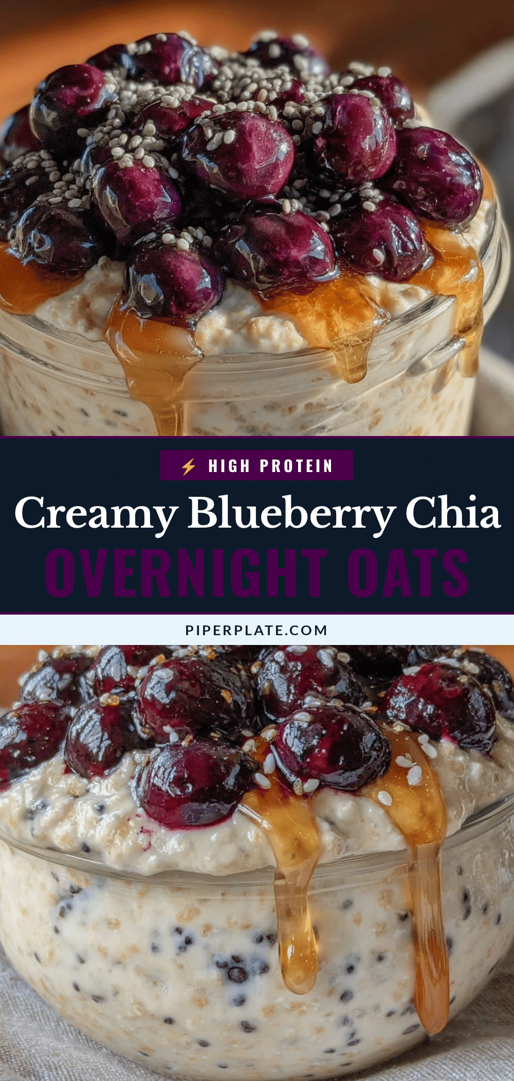 blueberry overnight oats recipe