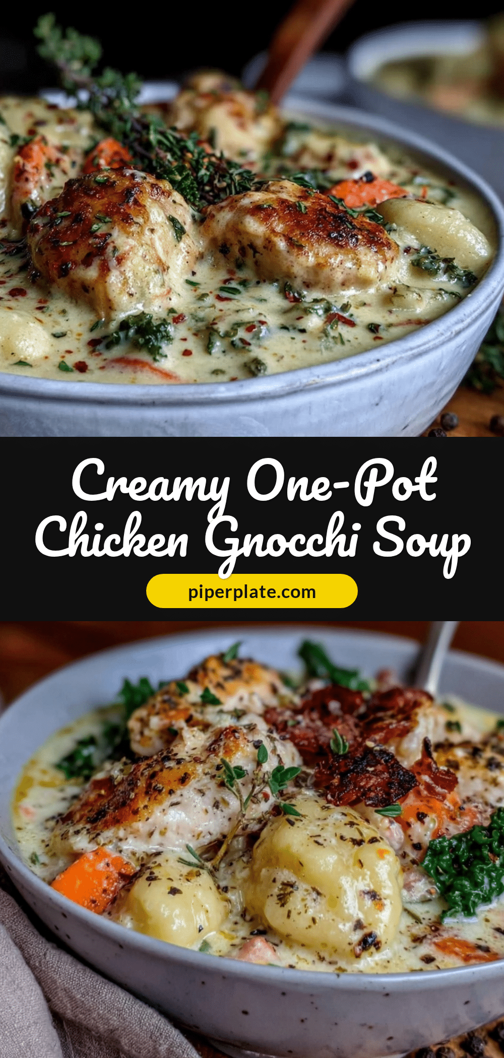 creamy one-pot chicken gnocchi soup recipe