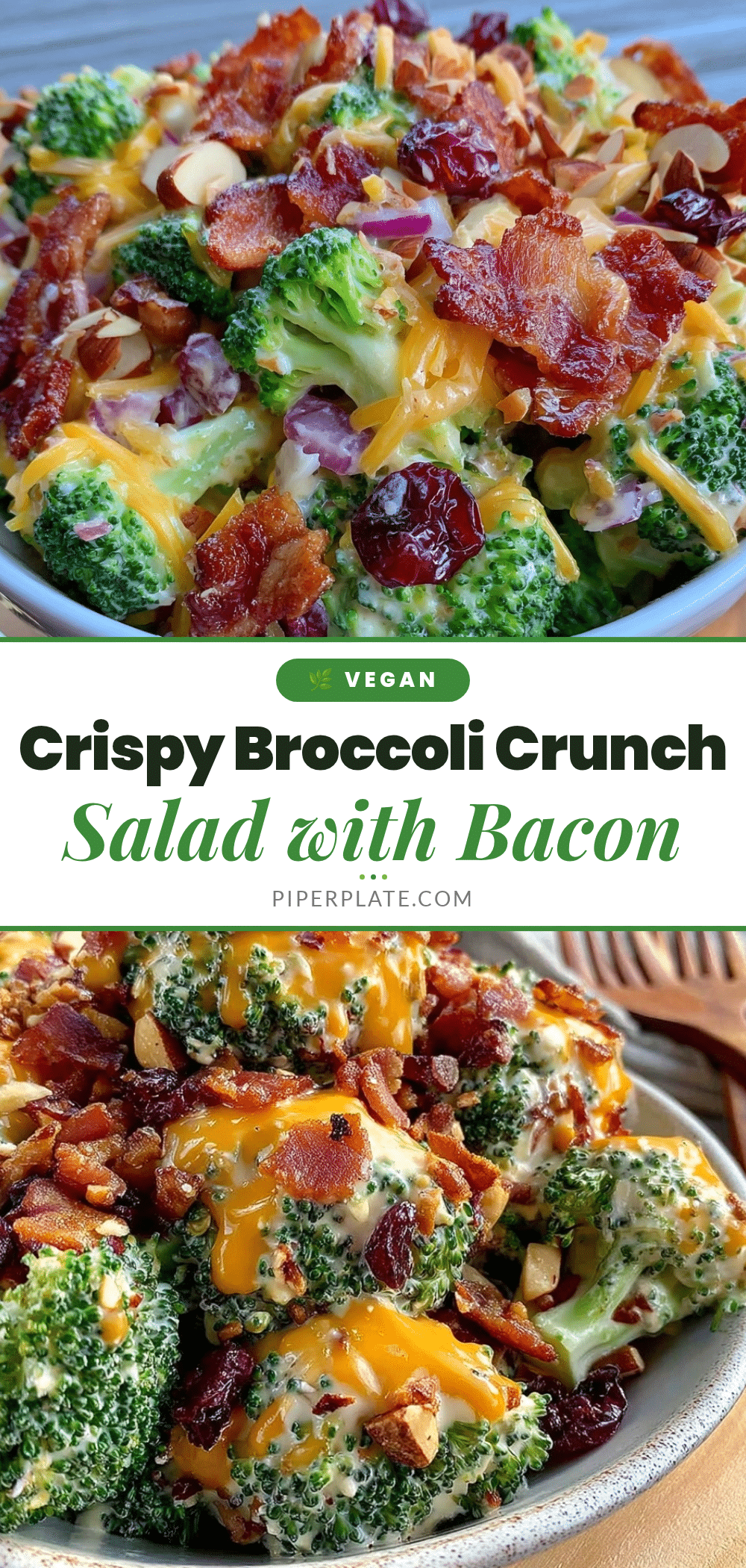crispy broccoli crunch salad recipe