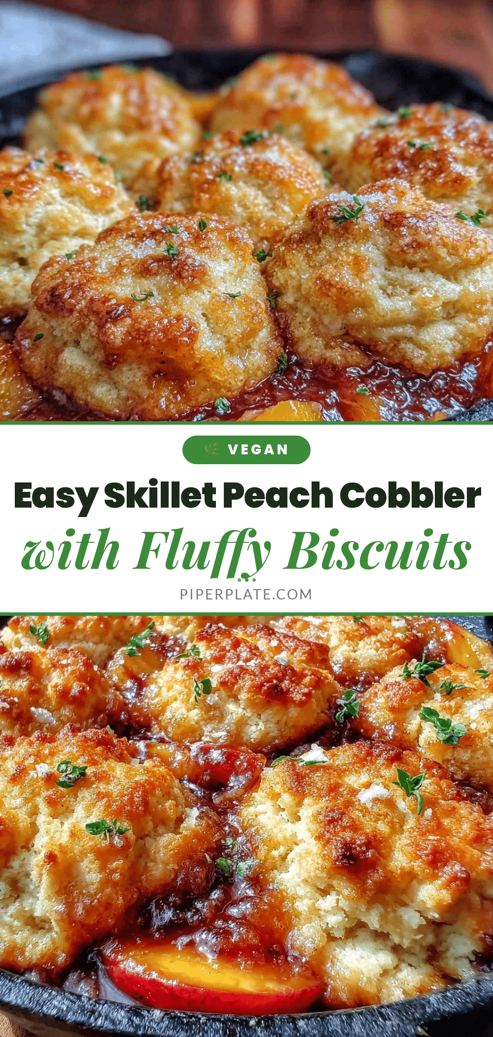 easy skillet peach cobbler recipe