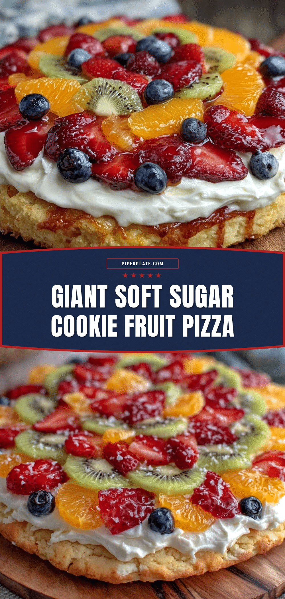 giant sugar cookie fruit pizza recipe