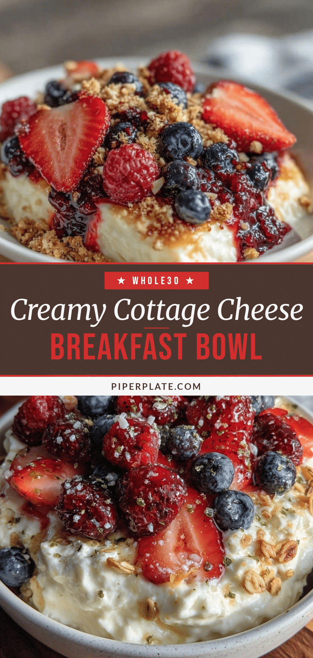 healthy cottage cheese breakfast bowl recipe