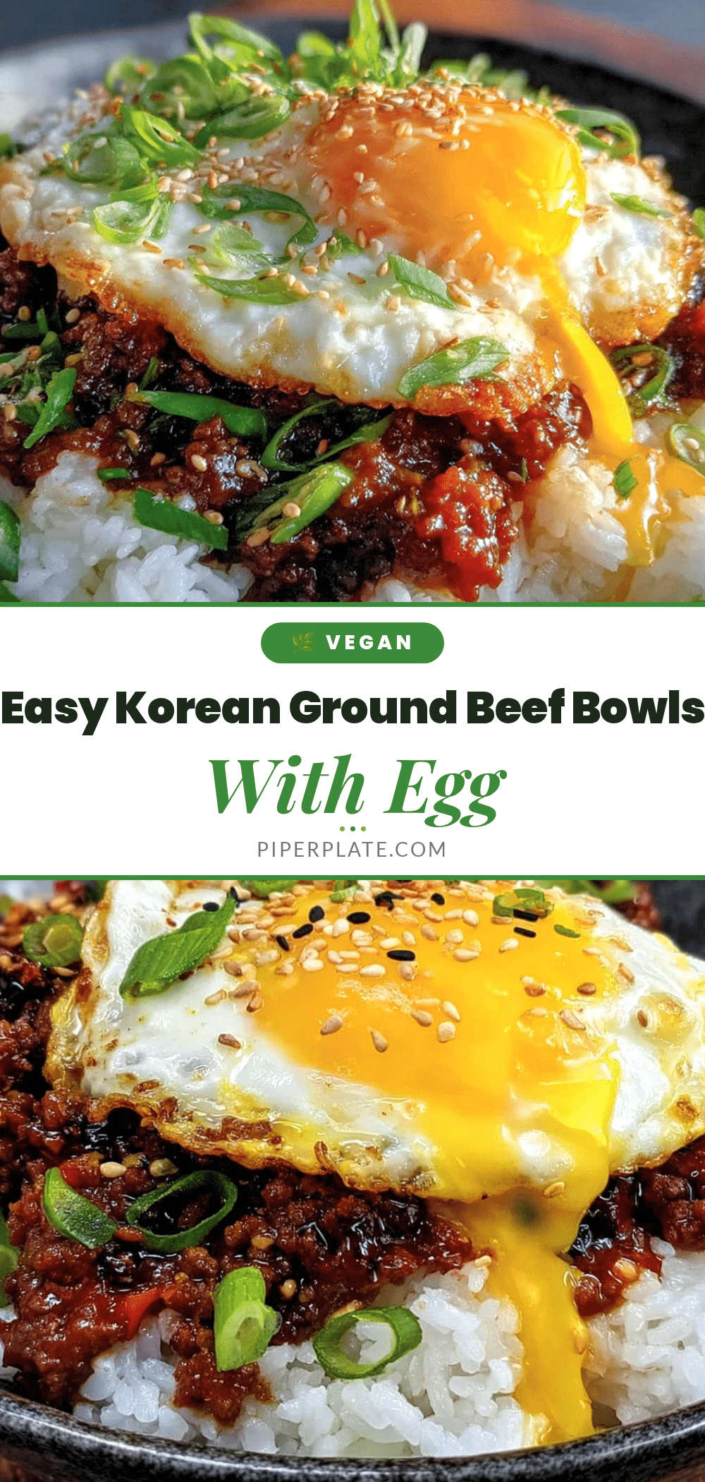 korean ground beef bowls recipe