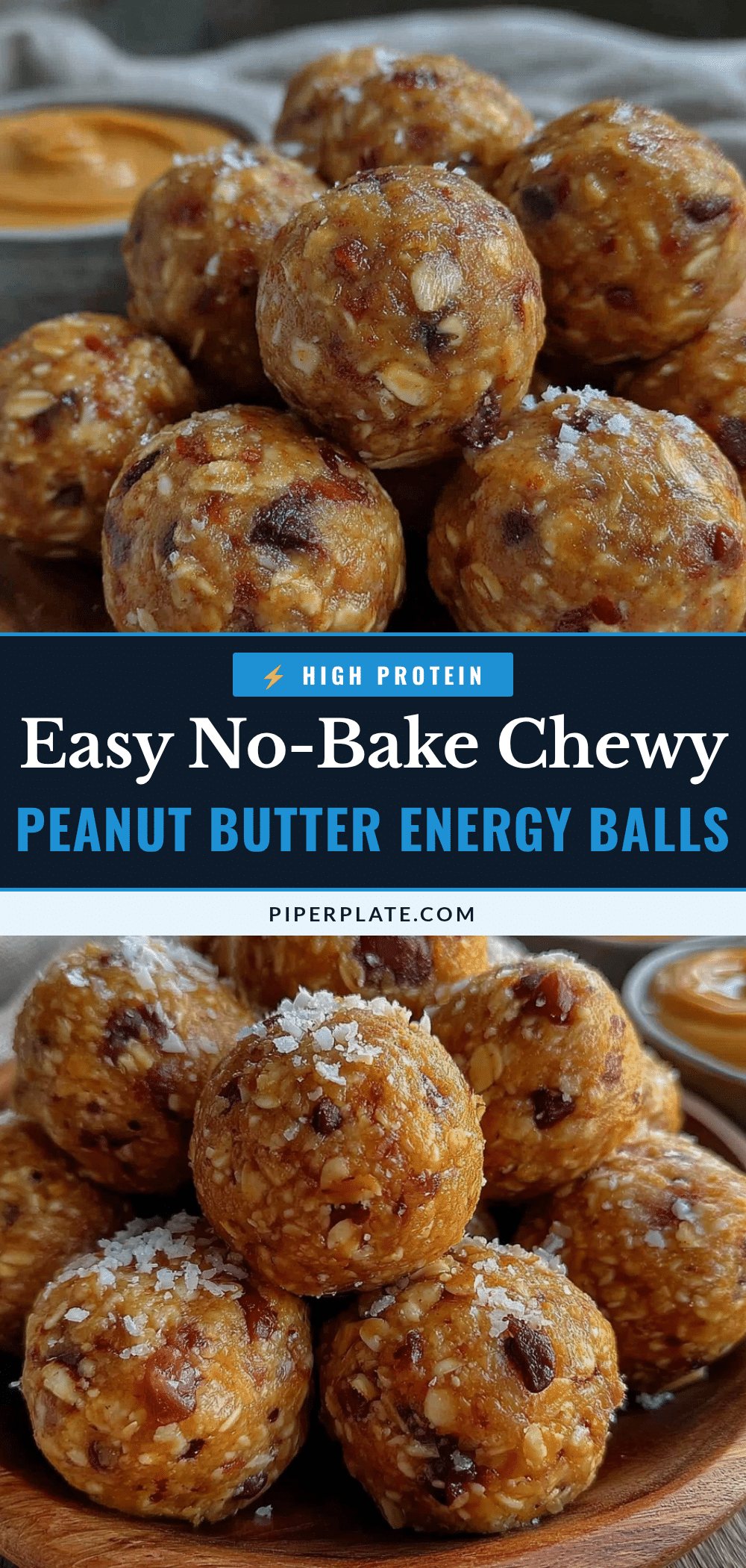 no-bake peanut butter energy balls recipe
