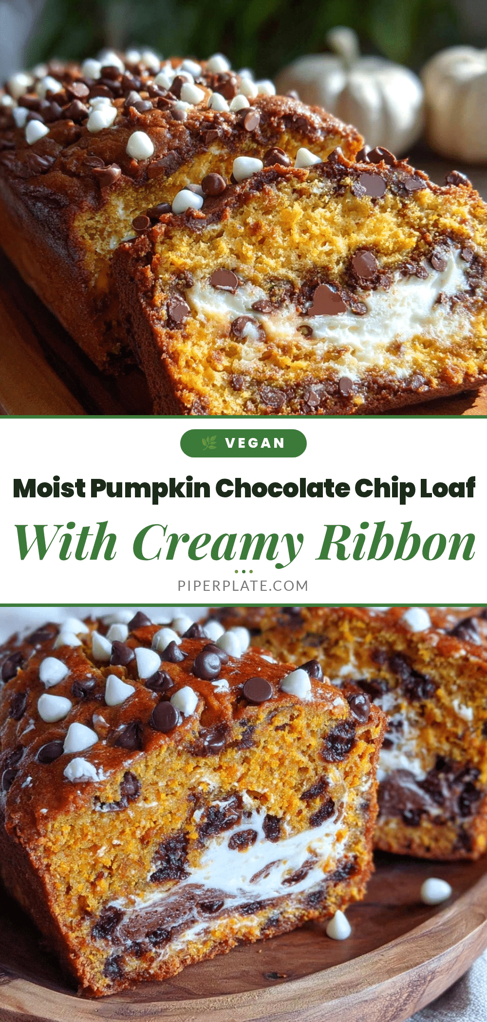 pumpkin chocolate chip loaf recipe