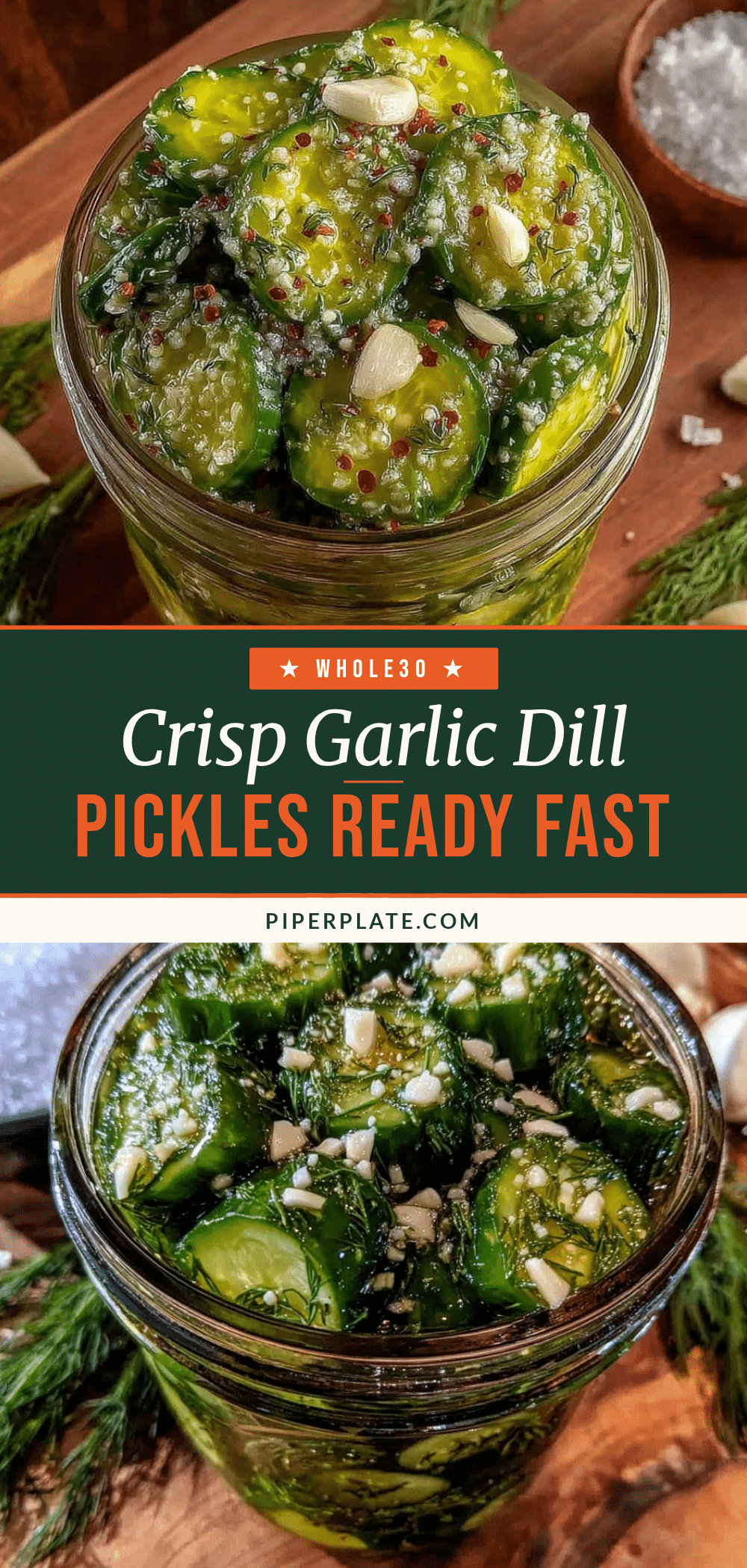 quick garlic dill refrigerator pickles recipe