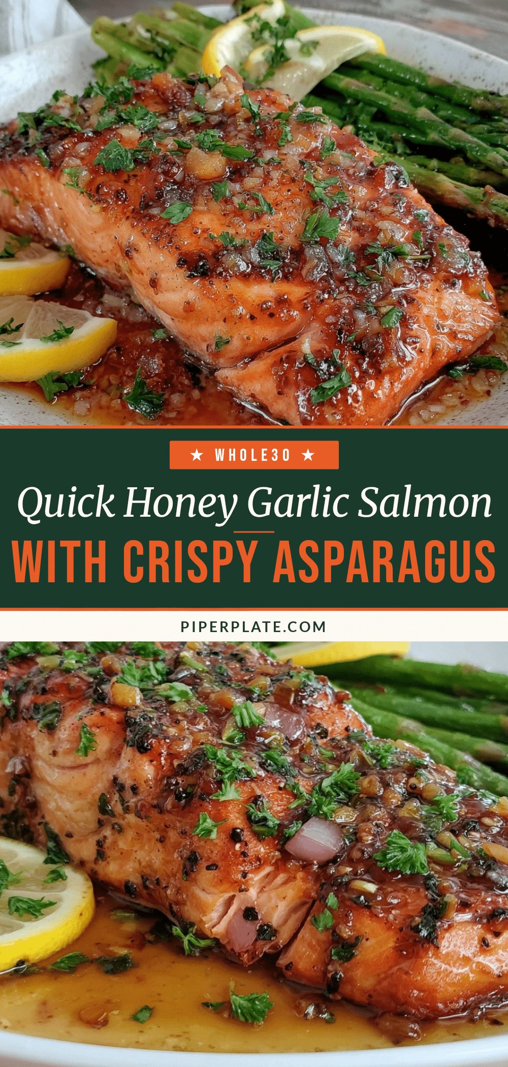 quick honey garlic salmon recipe