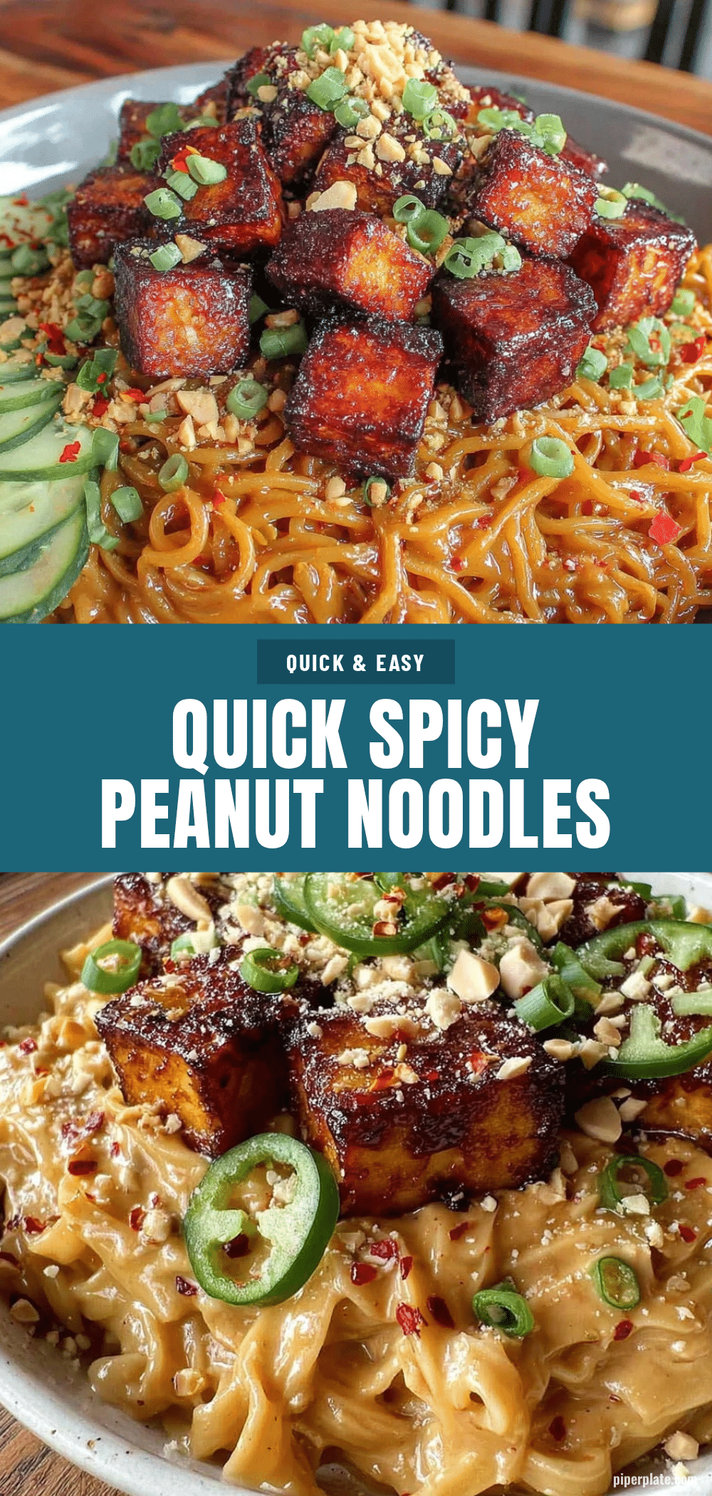 quick spicy peanut noodles recipe