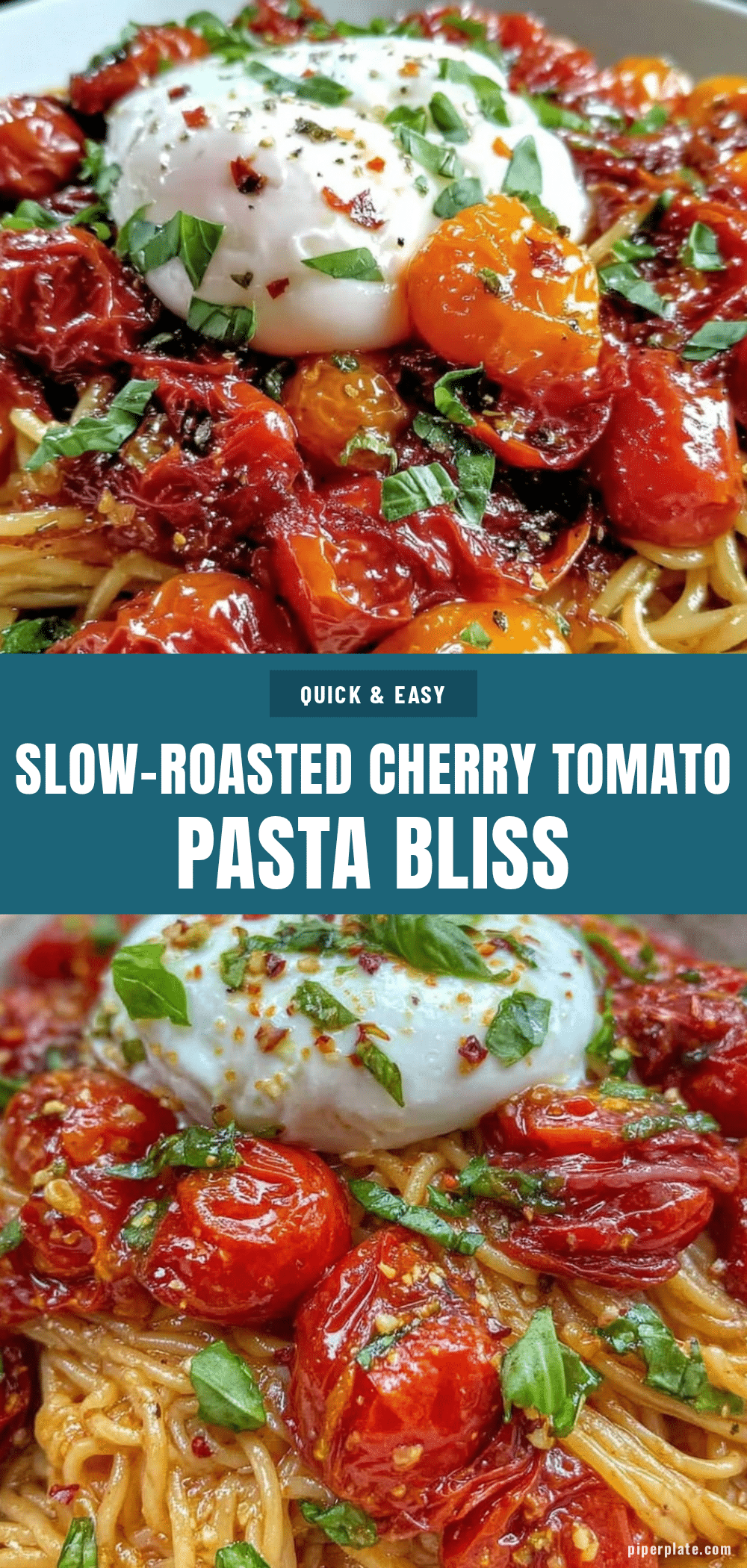 slow-roasted cherry tomato pasta recipe