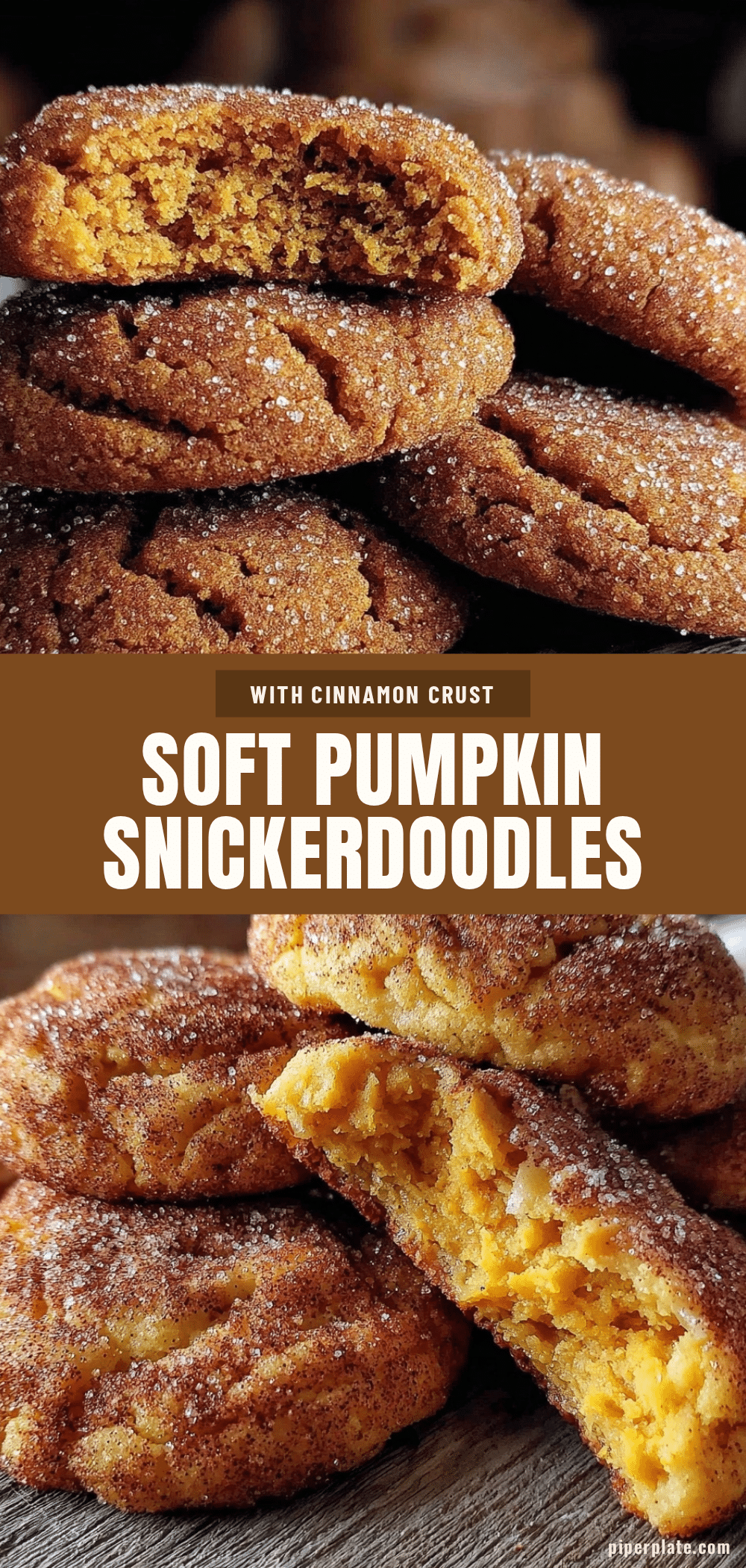 soft pumpkin snickerdoodle cookies recipe