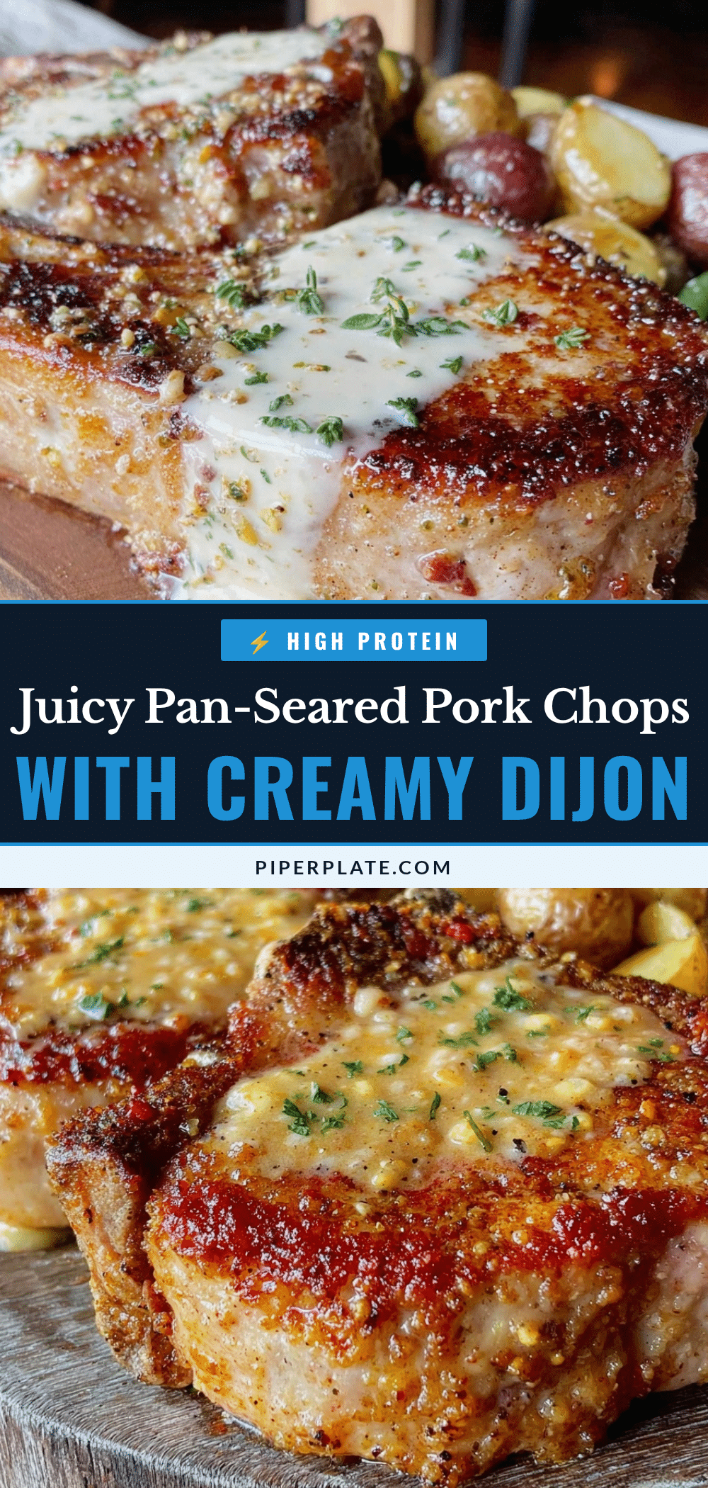 tender juicy pan-seared pork chops recipe