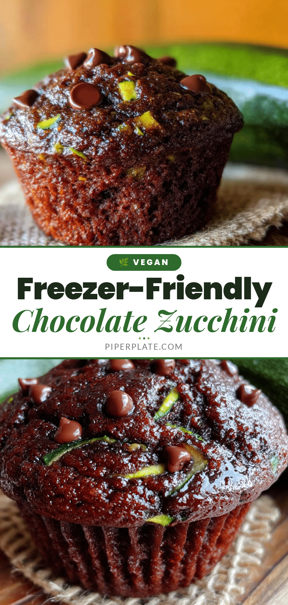best freezer-friendly chocolate zucchini muffins recipe