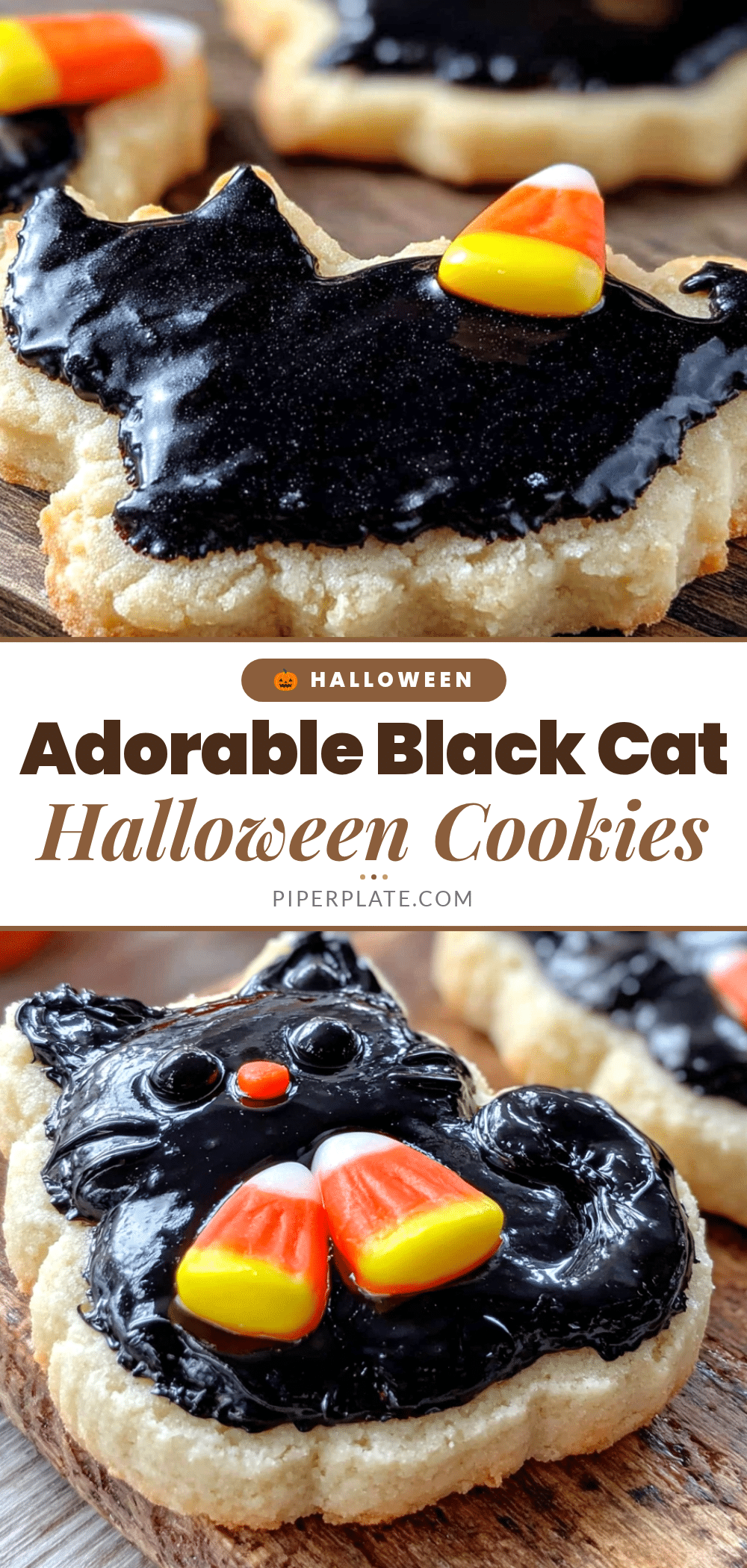 black cat halloween sugar cookies recipe