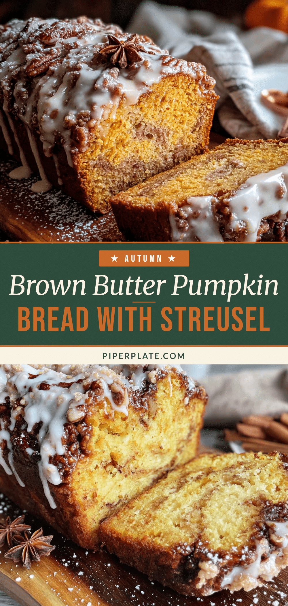 brown butter pumpkin bread recipe