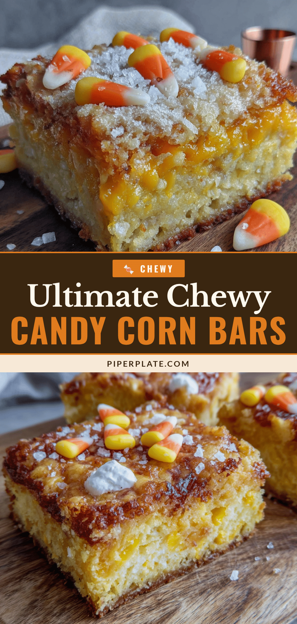 candy corn blondie bars recipe