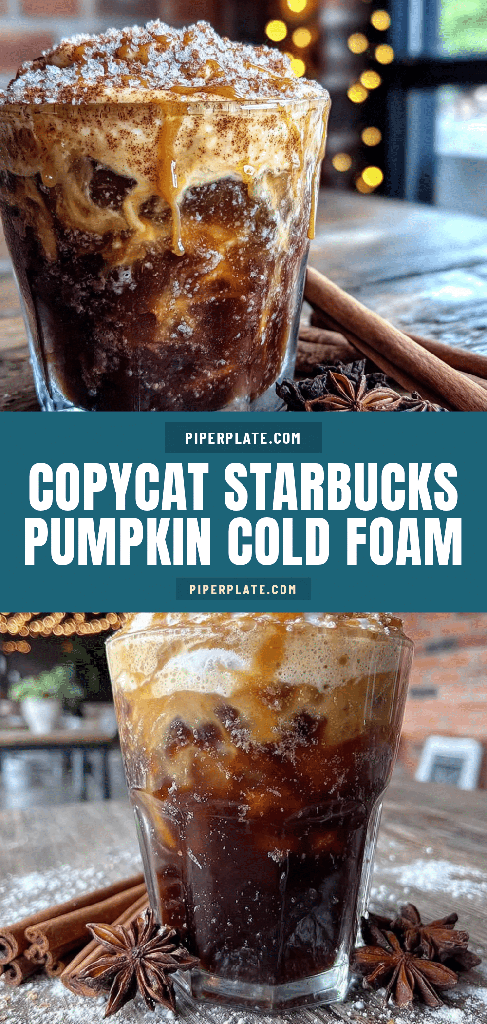 copycat starbucks pumpkin cold foam coffee recipe